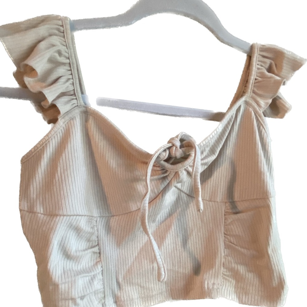 Cider Ivroy Crop Tank NWT